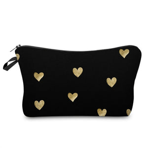 Deanfun Waterproof Love Heart Cosmetic Bag Makeup Travel Organizer