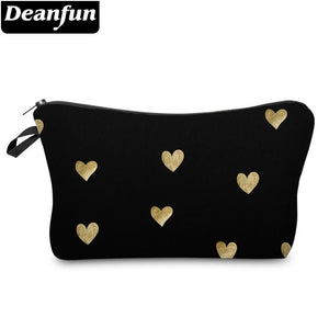 Deanfun Waterproof Love Heart Cosmetic Bag Makeup Travel Organizer