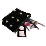 Deanfun Waterproof Love Heart Cosmetic Bag Makeup Travel Organizer