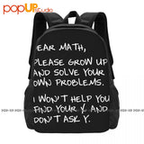 Funny Math Comic Joke College Backpack Large Capacity Sports Bag