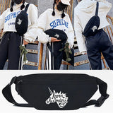 Deer Head Print Waist Bag Unisex Sports Fitness Travel Phone Bag