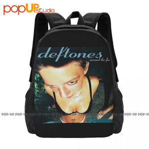 Deftones Around the Fur Band Backpack Large Capacity Softback Gym Tote Bag