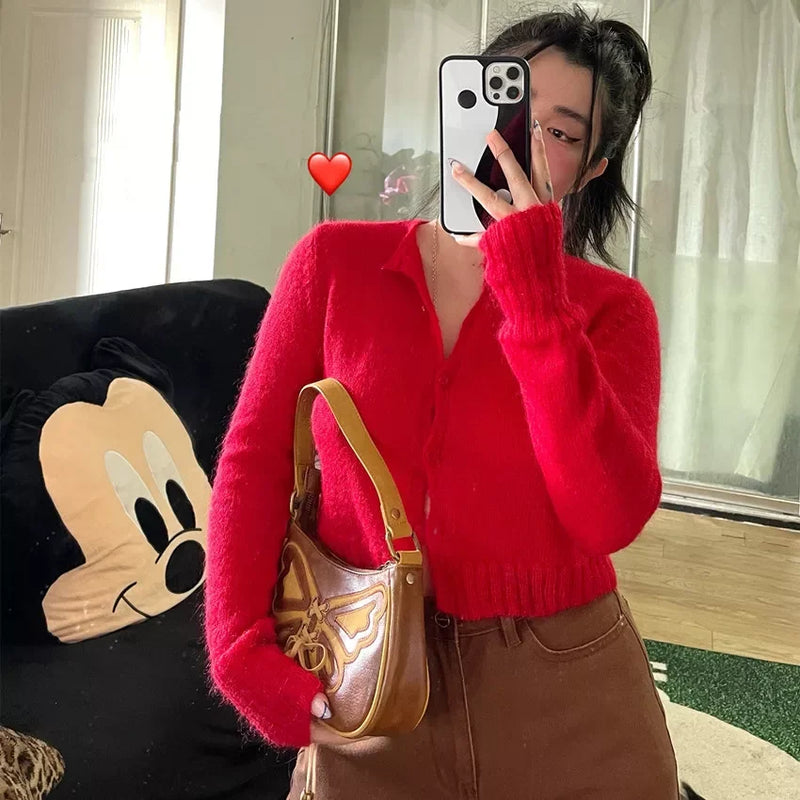 Delias Vintage Bag Girls Y2k Brown Butterfly Bow PU Leather Handbag