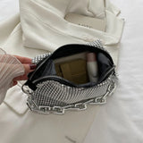 Delicate Chain Underarm Bag Diamonds Handbag Evening Clutch Bag