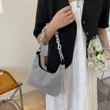 Delicate Chain Underarm Bag Diamonds Handbag Evening Clutch Bag