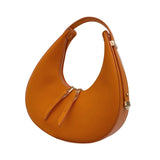 Delicate Crescent Underarm Bag PU Leather Evening Bag Shoulder Bag Handbag