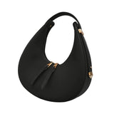 Delicate Crescent Underarm Bag PU Leather Evening Bag Shoulder Bag Handbag