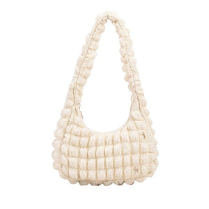 Pleated Cloud Bag Shoulder Bag Underarm Bag Small Square Bag Gift