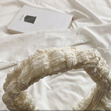 Pleated Cloud Bag Shoulder Bag Underarm Bag Small Square Bag Gift