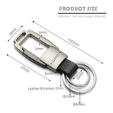 High-Grade Leather Business Men Car Keychain Holder K410