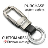 High-Grade Leather Business Men Car Keychain Holder K410
