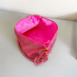 Mesh Rhinestone Shoulder Bag Clutch Purses Evening Bag