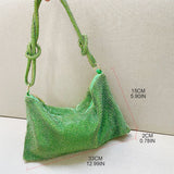 Mesh Rhinestone Shoulder Bag Clutch Purses Evening Bag