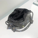Mesh Rhinestone Shoulder Bag Clutch Purses Evening Bag