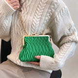 Women Chain Crossbody Shoulder Leather Bag Lady Hasp Lock Tote Purse Handbag