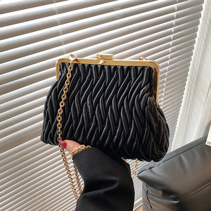 Women Chain Crossbody Shoulder Leather Bag Lady Hasp Lock Tote Purse Handbag