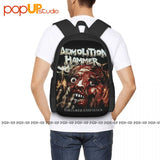 Demolition Hammer Backpack Large Capacity Art Print Sports Style
