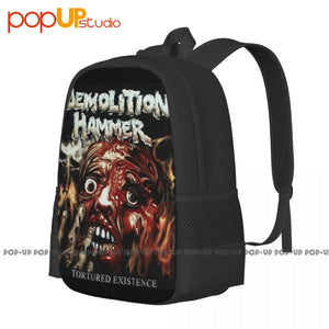 Demolition Hammer Backpack Large Capacity Art Print Sports Style