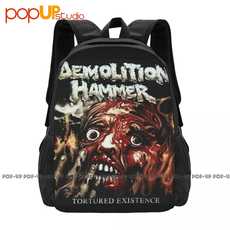 Demolition Hammer Backpack Large Capacity Art Print Sports Style