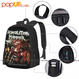 Demolition Hammer Backpack Large Capacity Art Print Sports Style