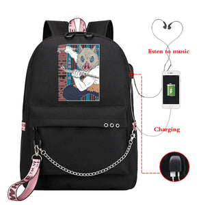 Demon Slayer Anime Backpack College Student As Gift Travel Daypack