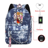 Demon Slayer Anime Backpack Hiking Men Women Cycling Climbing Outdoor Sport