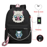 Demon Slayer Anime Backpack Hiking Men's Cycling Climbing Storage Bags