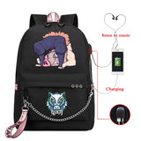 Demon Slayer Anime Backpack Hiking Men's Cycling Climbing Storage Bags