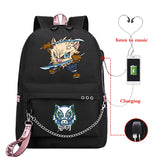 Demon Slayer Anime Backpack Hiking Men's Cycling Climbing Storage Bags