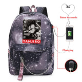 Demon Slayer Anime Backpack for Teenager Gift