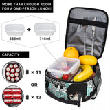 Demon Slayer Insulated Lunch Bag Muichiro Tokito Kimetsu No Yaiba Cooler Thermal