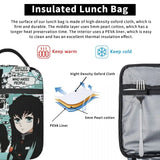Demon Slayer Insulated Lunch Bag Muichiro Tokito Kimetsu No Yaiba Cooler Thermal