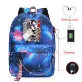 Demon Slayer Anime School Bags Canva Bag Print Hot Sutdent School Bags