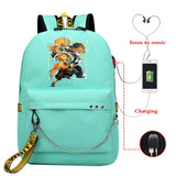 Demon Slayer Anime School Bag Manga Casual Bags