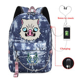 Demon Slayer Hashibira Inosuke School Bag - Casual Academy Bags