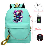 Demon Slayer Anime Travel Bags College Backpack