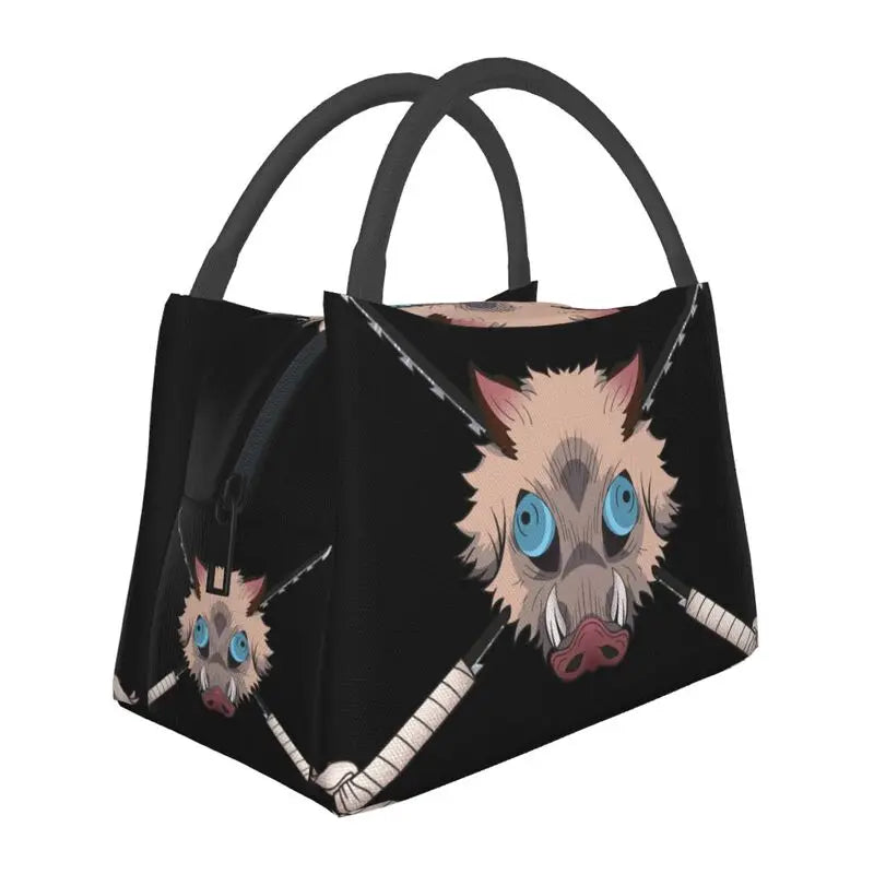 Demon Slayer Insulated Lunch Bag Inosuke Thermal Box