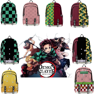 Demon Slayer: Tanjirou School Backpack Girl & Boy Notebook Bag