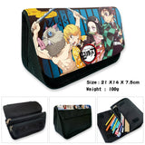 Demon Slayer Kimetsu No Yaiba Pencil Case Student Penbag School Stationery
