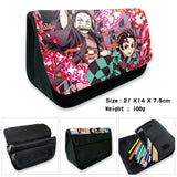 Demon Slayer Kimetsu No Yaiba Pencil Case Student Penbag School Stationery