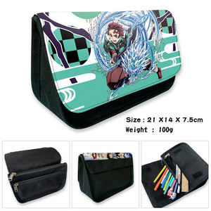 Demon Slayer Kimetsu No Yaiba Pencil Case Student Penbag School Stationery