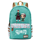 Demon Slayer Kimetsu No Yaiba Zipper Packsack Casual Backpack