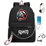 Demon Slayer Kimetsu no Yaiba Backpack USB Headphone