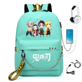 Demon Slayer Kimetsu no Backpack with USB Port