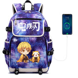 Demon Slayer Kimetsu no Yaiba Backpack for Teens Unisex Travel Laptop Bag