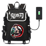 Demon Slayer Kimetsu no Yaiba Backpack for Teens Unisex Travel Laptop Bag