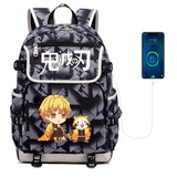 Demon Slayer Kimetsu no Yaiba Backpack for Teens Unisex Travel Laptop Bag
