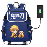 Demon Slayer Kimetsu no Yaiba Backpack for Teens Unisex Travel Laptop Bag