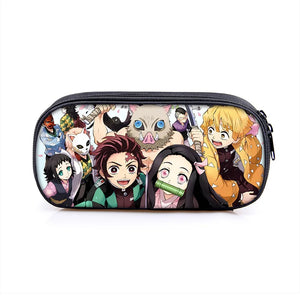 Demon Slayer Pencil Case Zipper Bag Storage