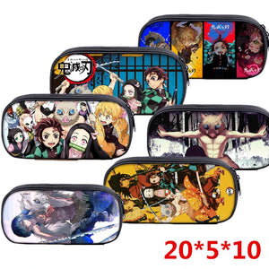 Demon Slayer Pencil Case Zipper Bag Storage